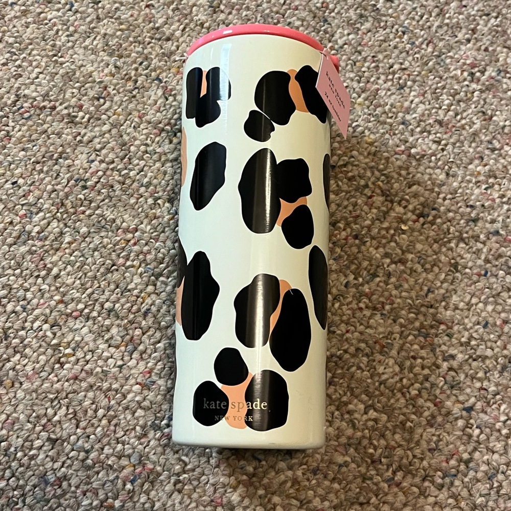 🆕 Kate Spade Forest Feline Stainless Steel Tumbler 24 oz - Picture 4 of 13
